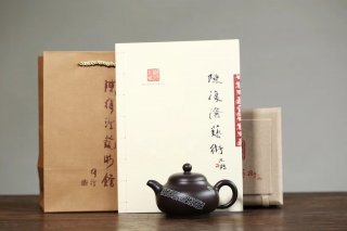 《長(zhǎng)樂》紫砂壺中國工藝美術(shù)大師全手工純制壺黑泥